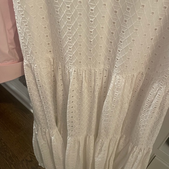 Veronica Beard Satori White Eyelet Dress Size 2 - Picture 10 of 10